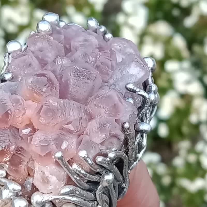Cobaltocalcite Silver Ring - General Rings - Sterling Silver 