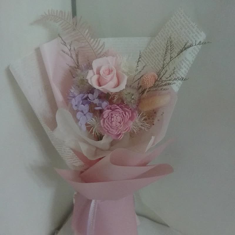 Mother's Day Carnation Early Bird Special | Corporate Industrial and Commercial Orders | Everlasting Rose Dried Bouquet Birthday Gift - Dried Flowers & Bouquets - Plants & Flowers Pink
