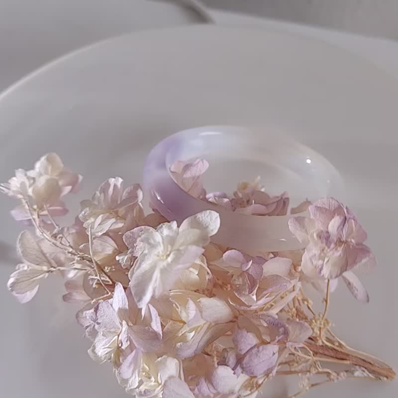 Miss Feng Natural Stones - Natural Amethyst Bracelet - สร้อยข้อมือ - หยก 