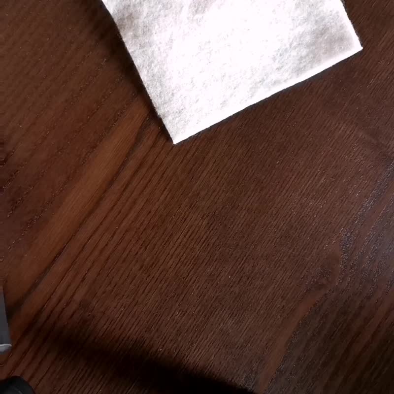 白色氈絲雪紡圍巾 - 絲巾 - 羊毛 白色