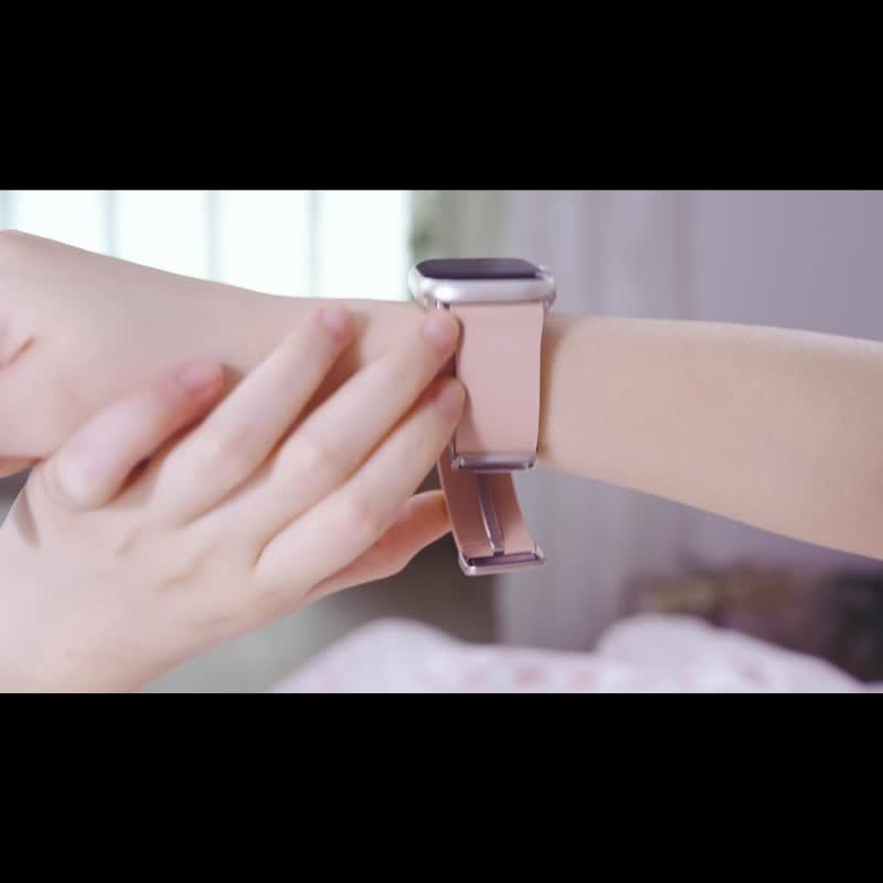 【悠遊卡認證】Apple Watch 皮革悠遊卡錶帶_星光白 - 科技小物 - 真皮 白色