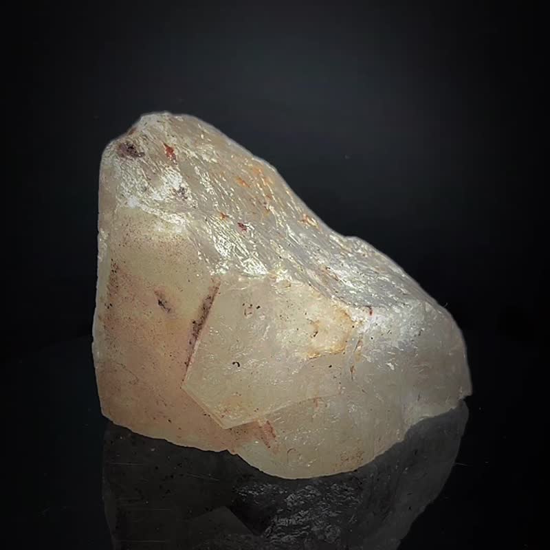 稀有溶蝕水晶印記彩虹白水晶塔原礦柱 淨化神器 98*90*80MM - 擺飾/家飾品 - 水晶 多色