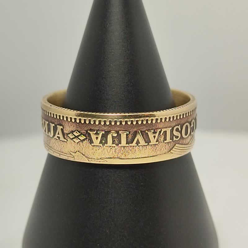 Yugoslavia Man Ring, Yugoslavia Ring Balkan, Yugoslavia Men Ring,Yugoslavia Ring - 戒指 - 其他金屬 