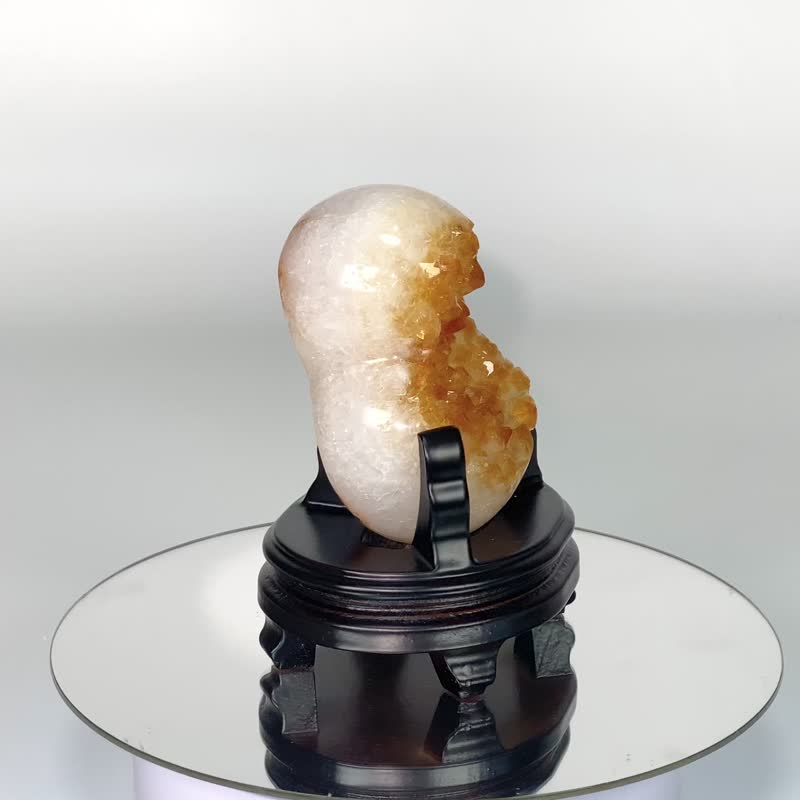 巴西黃晶花生 050327 - 擺飾/家飾品 - 水晶 黃色