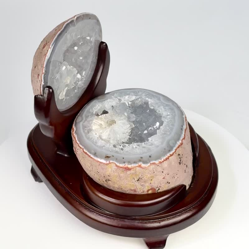 瑪瑙聚寶盆-原皮 1200578 - 擺飾/家飾品 - 水晶 多色