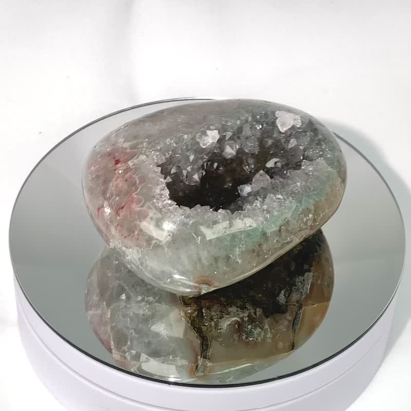 烏拉圭拋光異象錢袋 060420 - 擺飾/家飾品 - 水晶 紫色