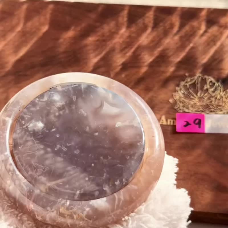 滿樹爛漫丨櫻花瑪瑙手鐲丨水晶靈氣能量噴霧丨彌雅原創設計BC29 - 手鍊/手環 - 水晶 粉紅色