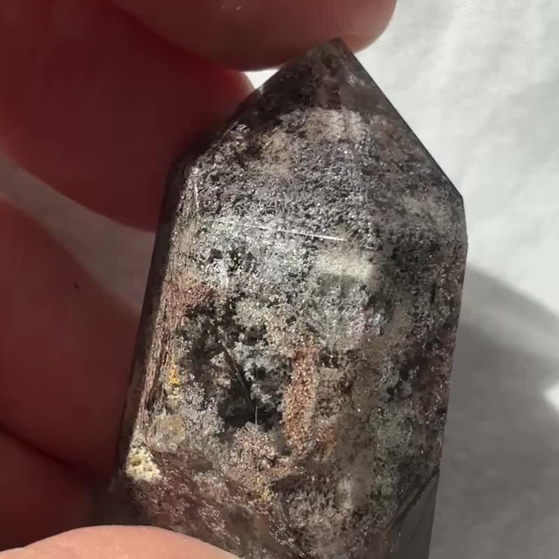 四季幽靈 銀 粉 綠幽靈 紫幽靈 紅幽靈 水晶 全包隨型 手把玩 - 擺飾/家飾品 - 水晶 多色