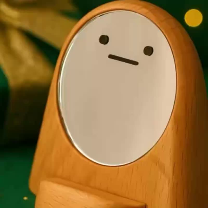 【!!Fast Shipping!!】Gift, Small Mirror Beast Phone Stand, Mirror, Phone Holder, Small Mirror - Phone Stands & Dust Plugs - Wood Multicolor