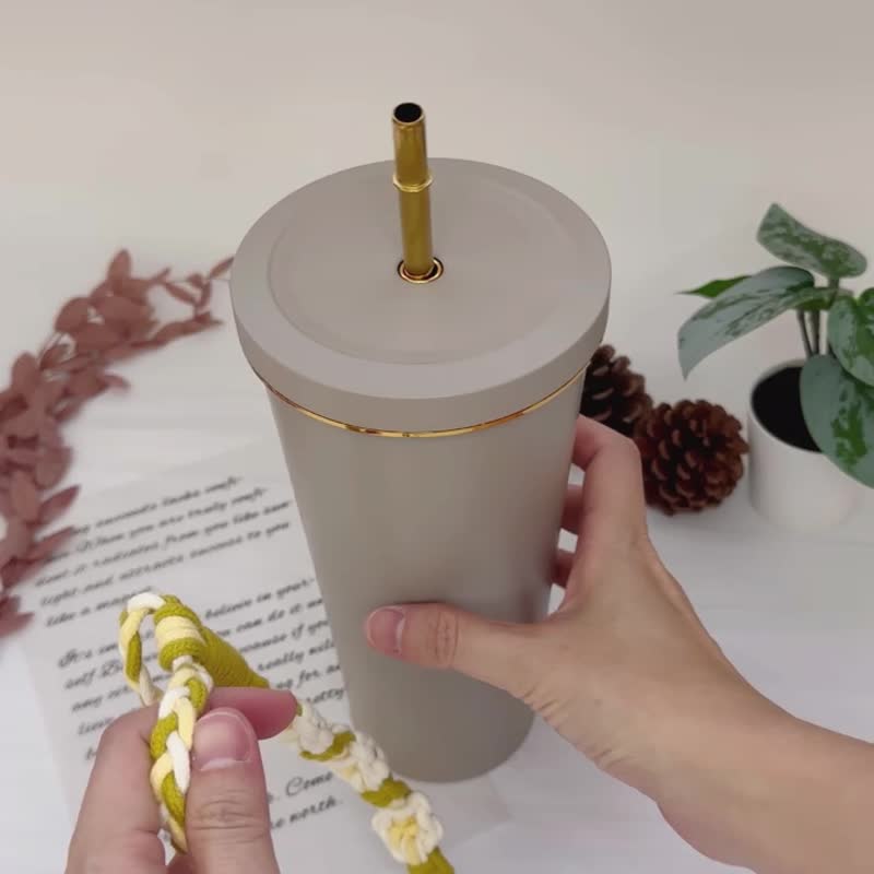 Flower crafts adjustable beverage straps/beverage holders - Beverage Holders & Bags - Cotton & Hemp Multicolor