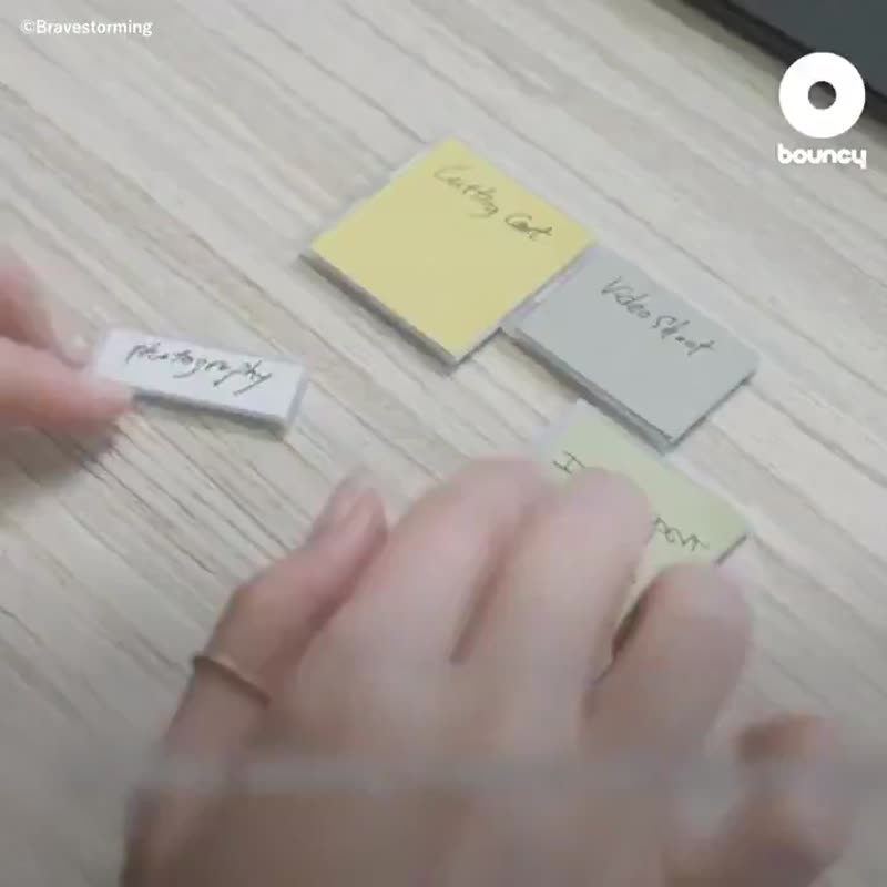 Mover set: a post-it magnet tile that can be moved at will