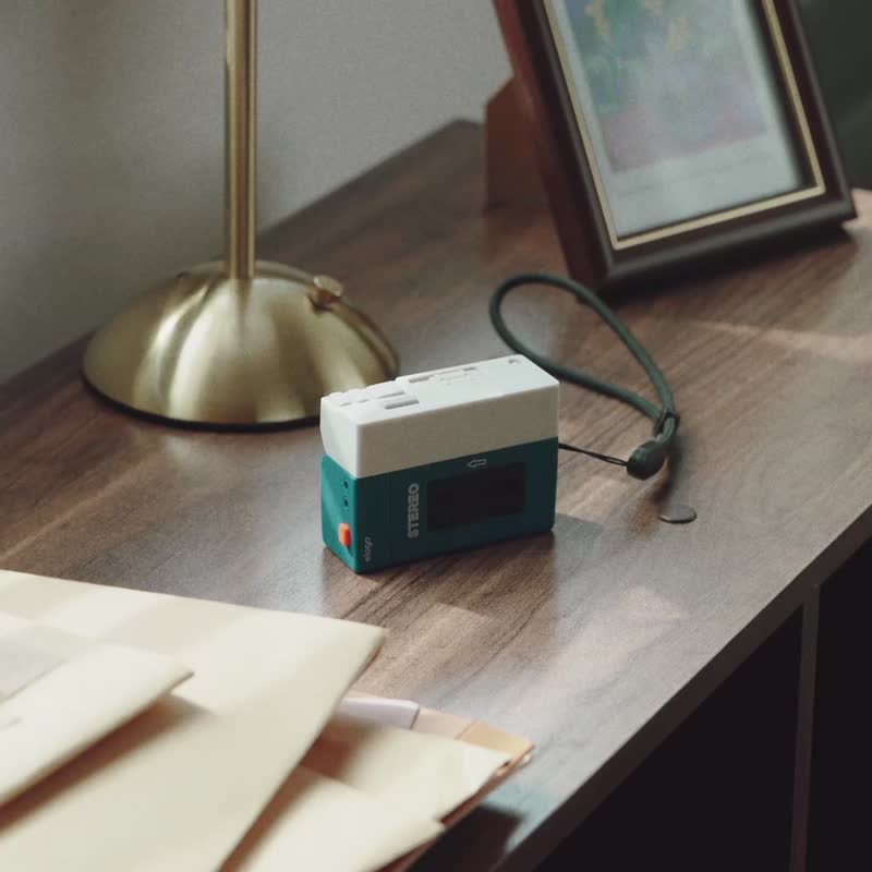 AirPods Pro 2卡帶播放器耳機殼-復古藍 - AirPods/耳機保護套 - 矽膠 藍色
