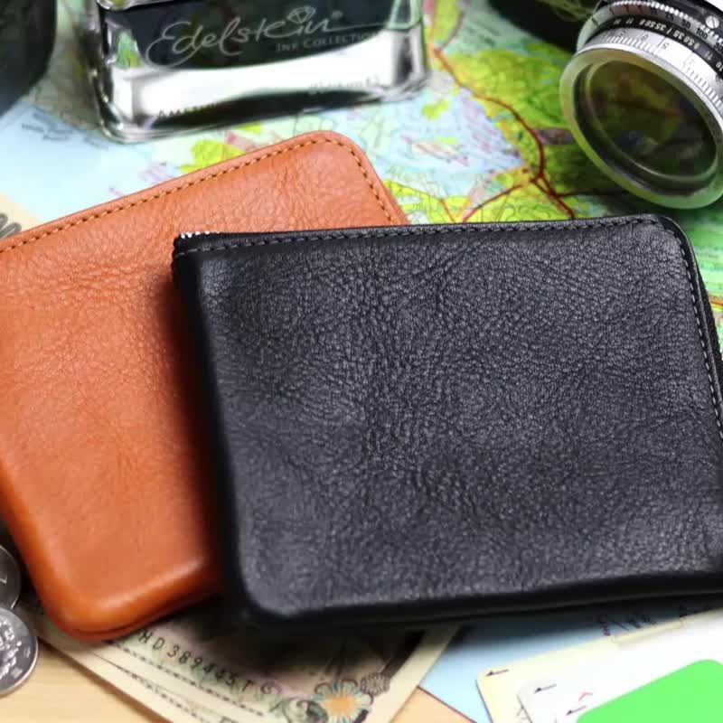 革職人 LEATHER FACTORY【Refine II Coin Case】Wallet  Purse Made in Japan - กระเป๋าสตางค์ - หนังแท้ หลากหลายสี