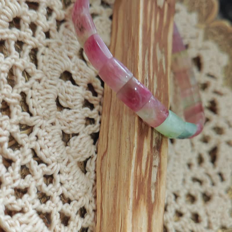 ナチュラルスイカビッシーブレッド | ナチュラルクリスタル - ブレスレット - クリスタル 