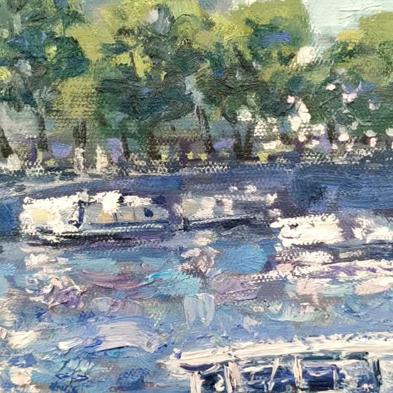 圣彼得堡绘画 城市景观 Petersburg Painting Cityscape Original Art 油畫原作 Urban Landscape - 海報/掛畫/掛布 - 其他材質 多色