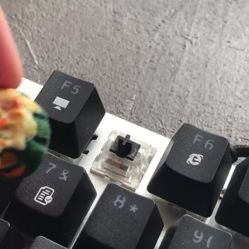南瓜藤鍵帽 Cherry mx 開關 - 電腦配件 - 黏土 綠色
