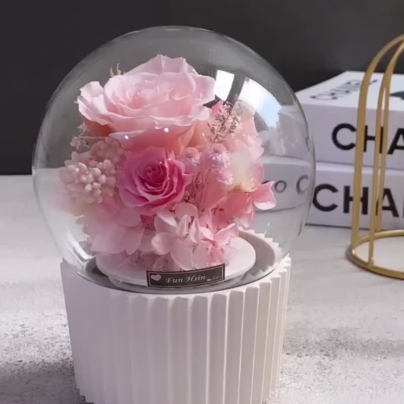 Plants & Flowers Plants & Floral Arrangement - [Physical handmade] rotating music flower box
