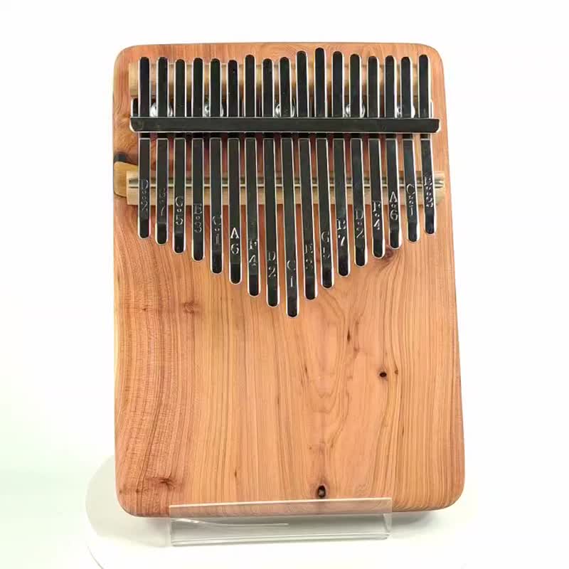 台灣龍柏拇指琴/17音拇指琴/KALIMBA - 吉他/樂器 - 木頭 咖啡色