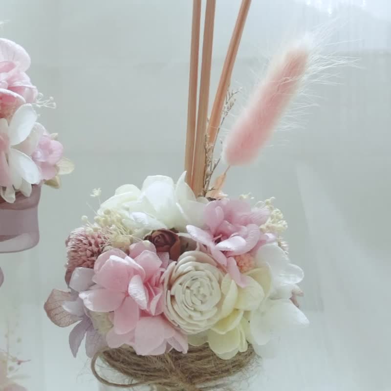 永生花球家居擴香瓶 細、中、大版 自選香精 擴香 送禮 Diffuser - 香薰/精油/線香 - 植物．花 粉紅色