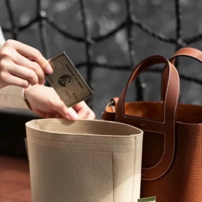 【香港製造|韓國絨布】手製內袋 Hermes-In the Loop 18cm - 化妝包/收納袋 - 其他材質 多色
