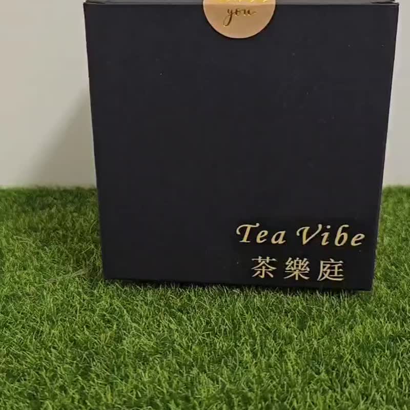 TeaVibe - Whole Leaf Shanlinxi Oolong Tea Pyramid Bags (10 ct) Taiwan Tea - ชา - กระดาษ สีดำ