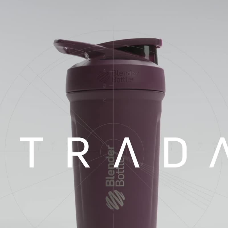 BlenderBottle Strada Tritan Shaker Cup Perfect for Protein Shakes 28oz/828ml - Pitchers - Eco-Friendly Materials Multicolor