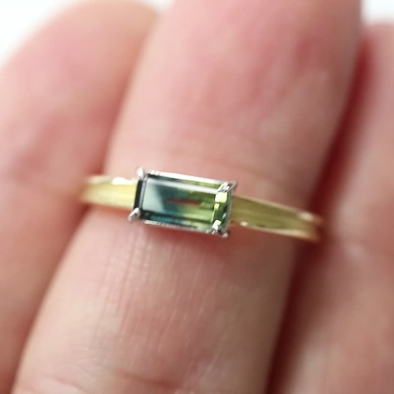 bicolor sapphire ring - General Rings - Gemstone Gold