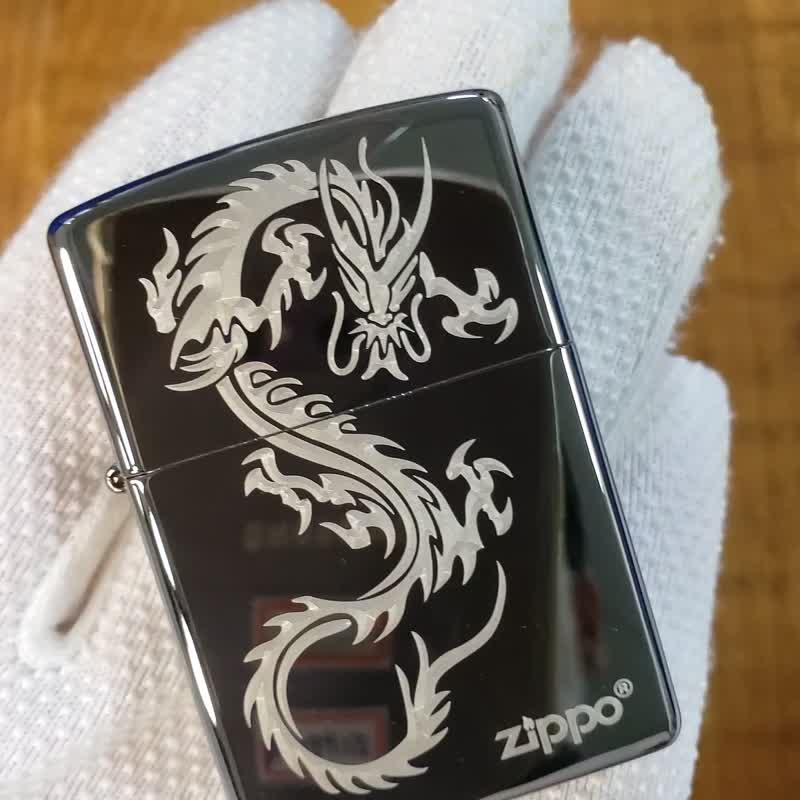 [ZIPPO Official Flagship Store] Oriental Dragon Windproof Lighter 49030